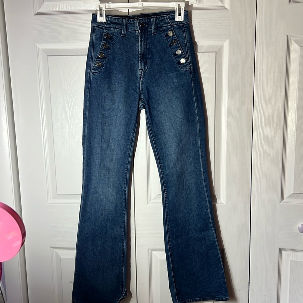 Woman flare jeans size 0/25r